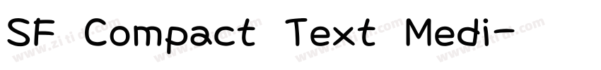 SF Compact Text Medi字体转换